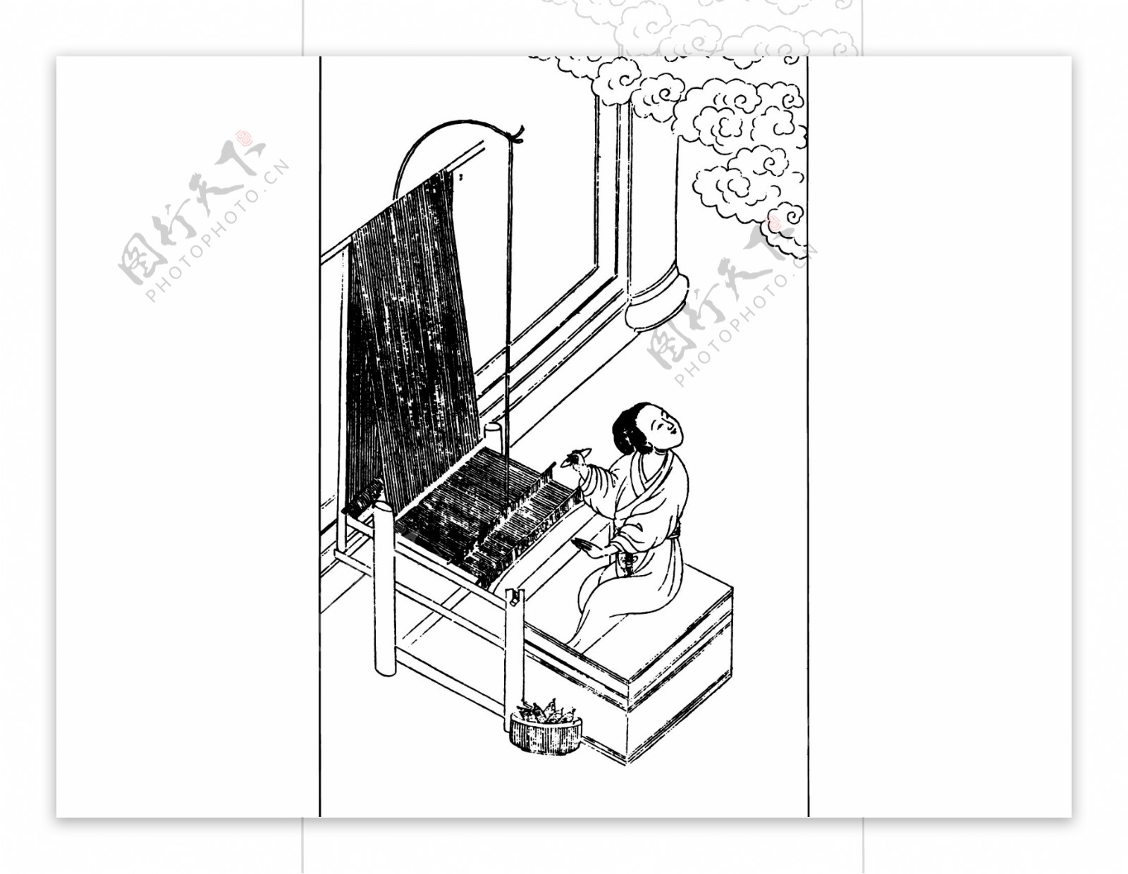 中国宗教人物插画素材83