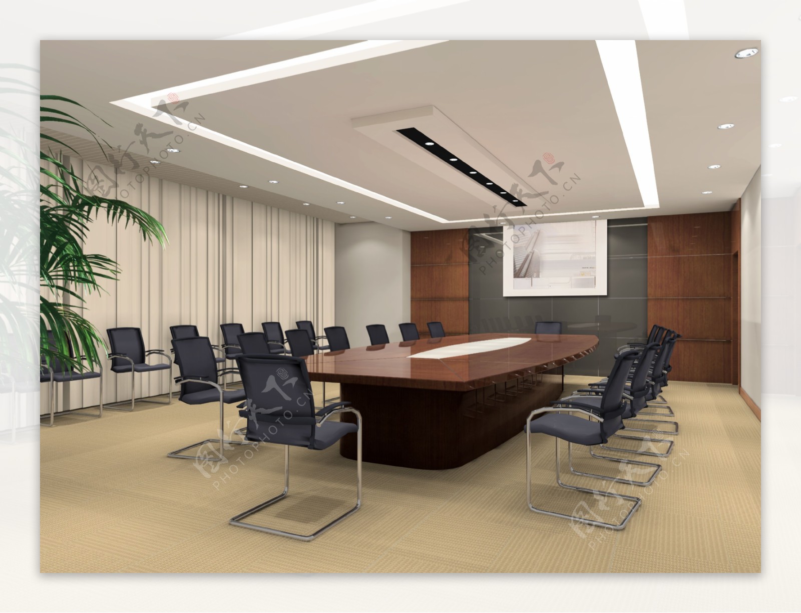 会议室效果图图片素材-编号00830828-图行天下