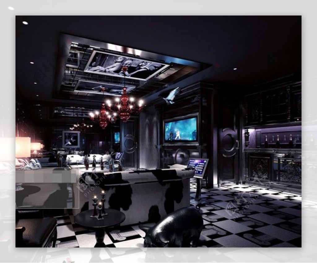 艺术酒吧3D模型