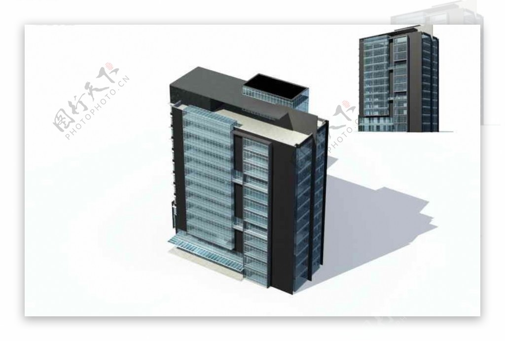 3d大厦模型