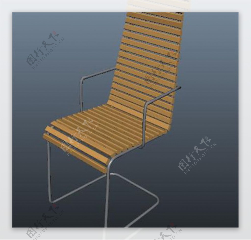 木条椅子游戏模型素材