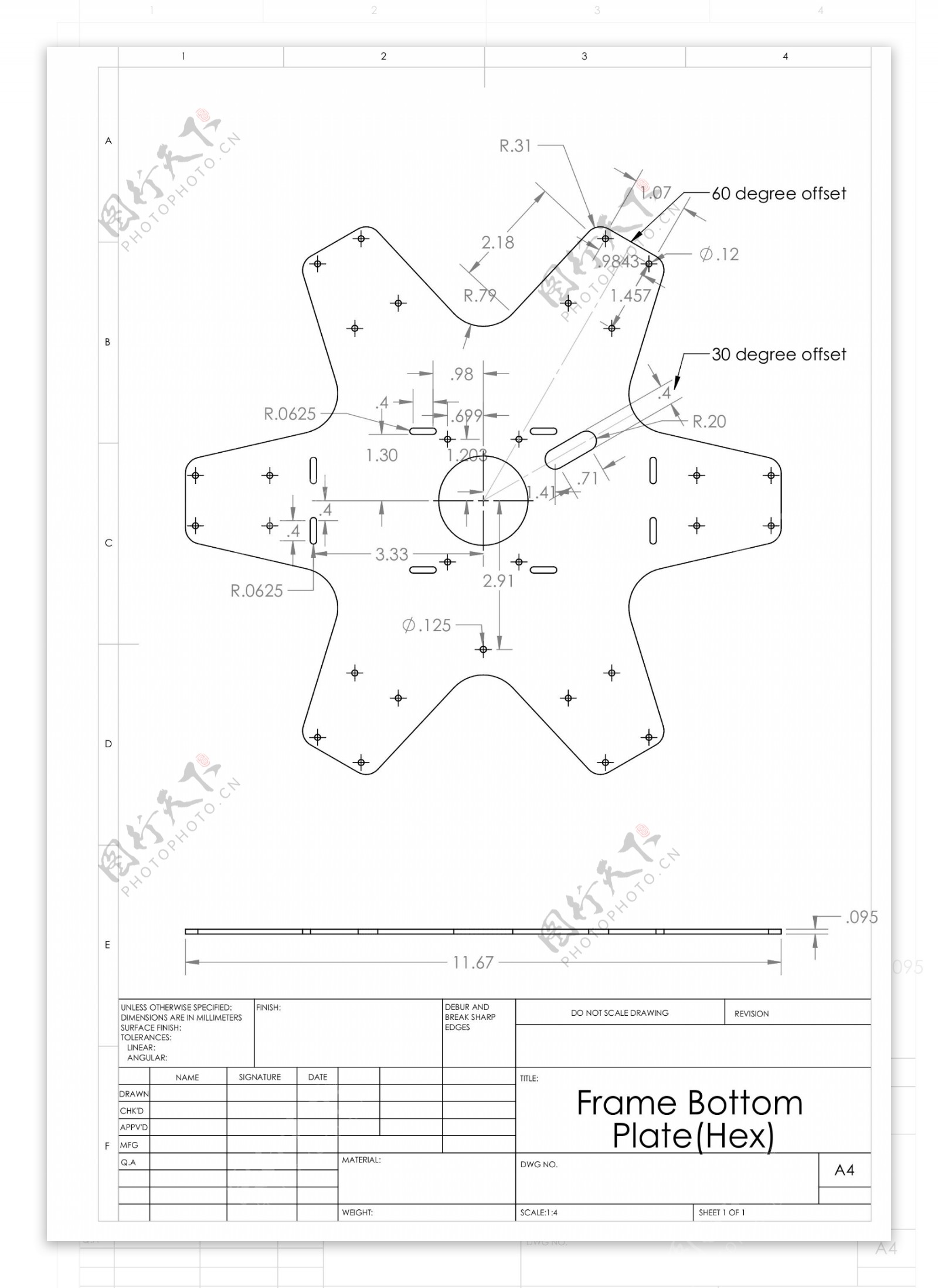 upod无人机hexacopter