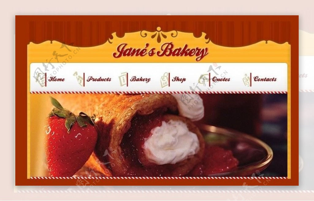 面包美食网站图片