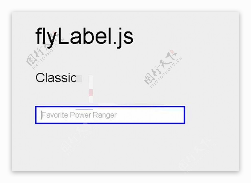 jQuery标签插件flyLabel