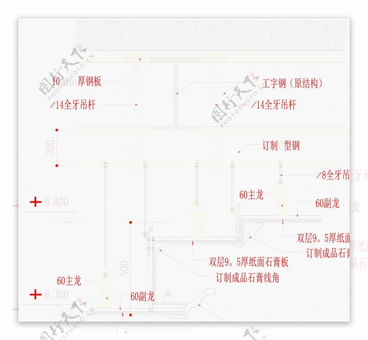 大宴会厅天花深化节点