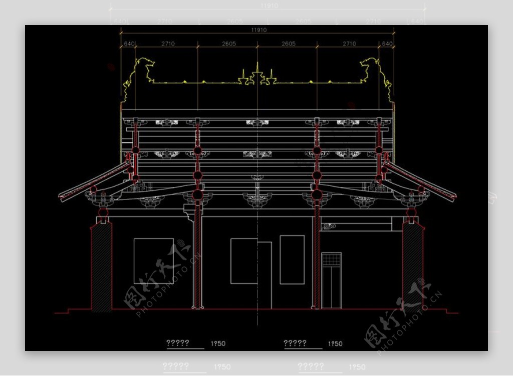 殿阁房屋建筑