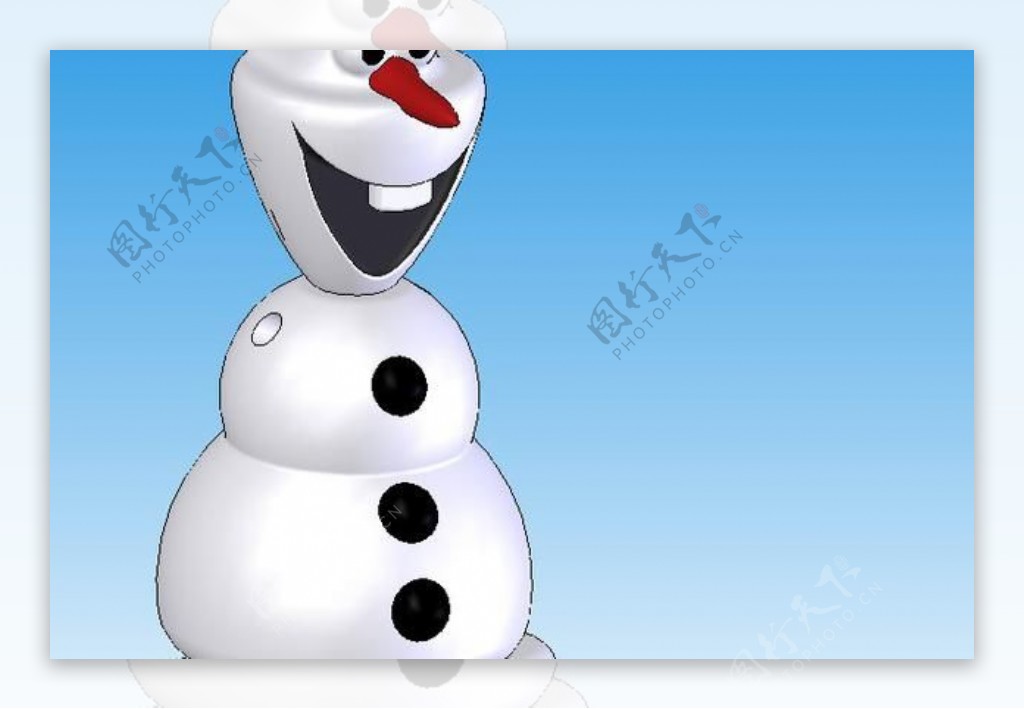 你想打印一个雪人吗奥拉夫从冷冻