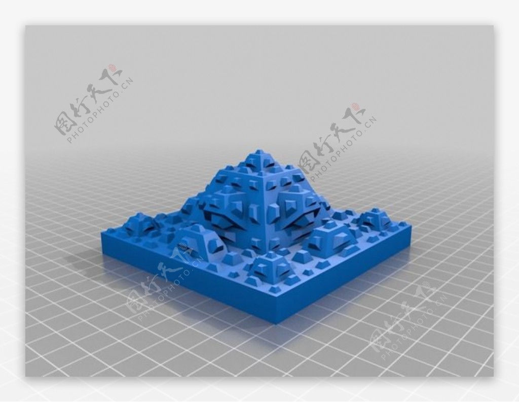 可定制的3D线分形