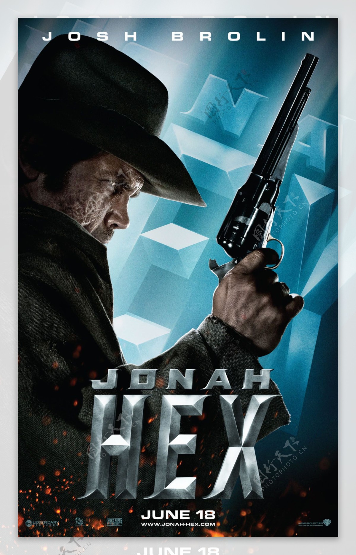电影海报西部英雄约拿哈克斯jonahhex图片