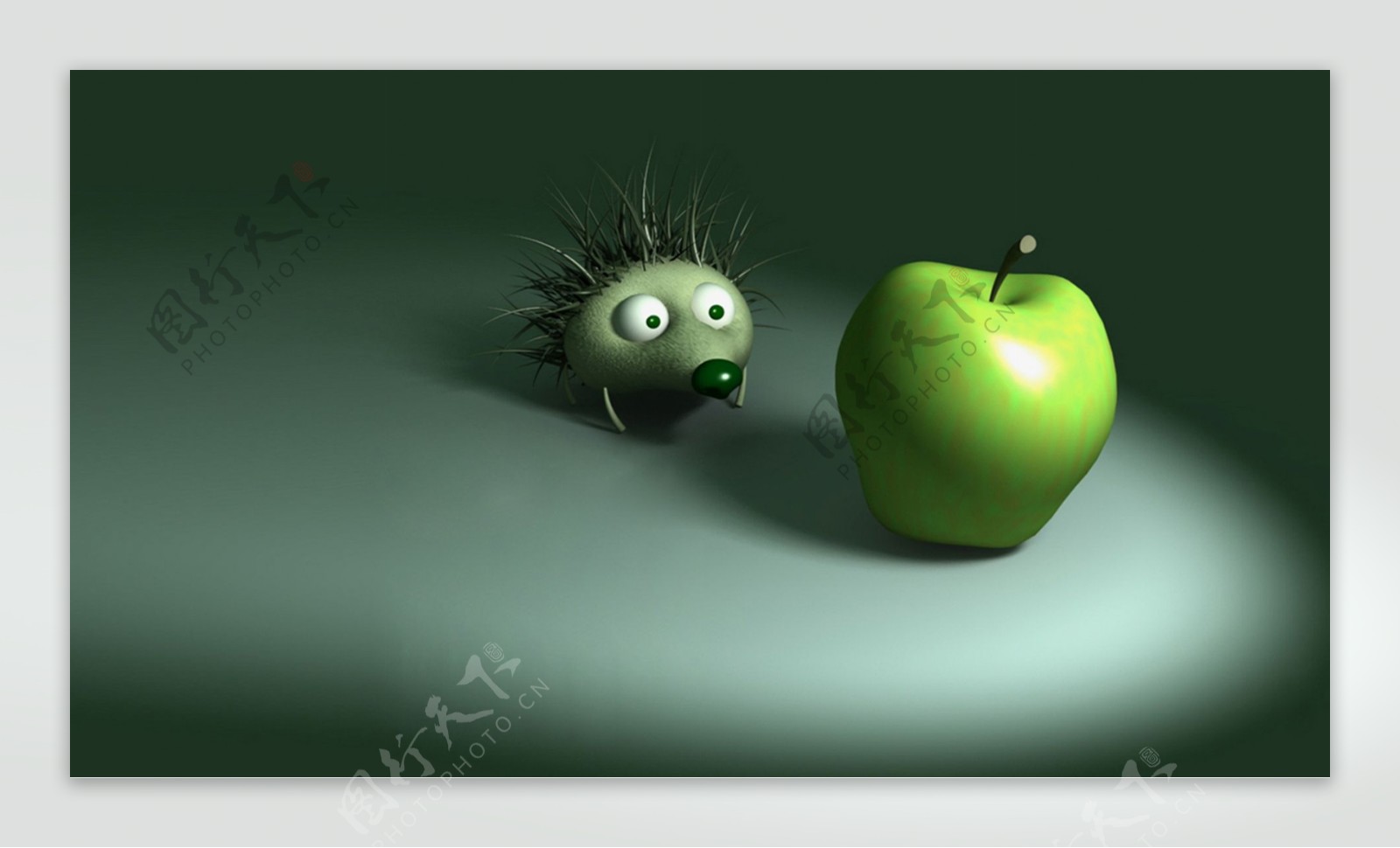 小老鼠吃苹果