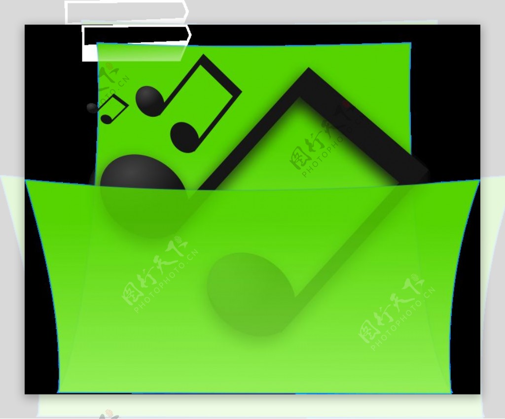 oxygenlike绿色音乐文件夹