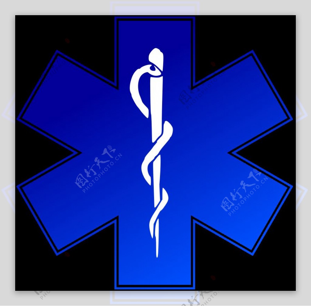 EMS紧急医疗服务的标志