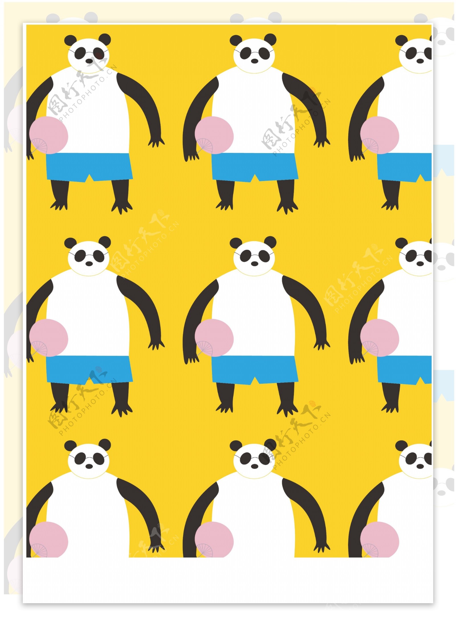 熊猫图片素材-编号18494035-图行天下