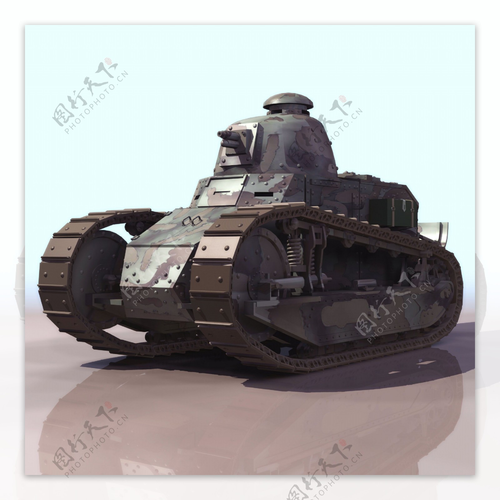 FT17BER坦克模型05