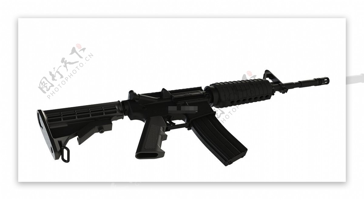 AR15步枪3D模型