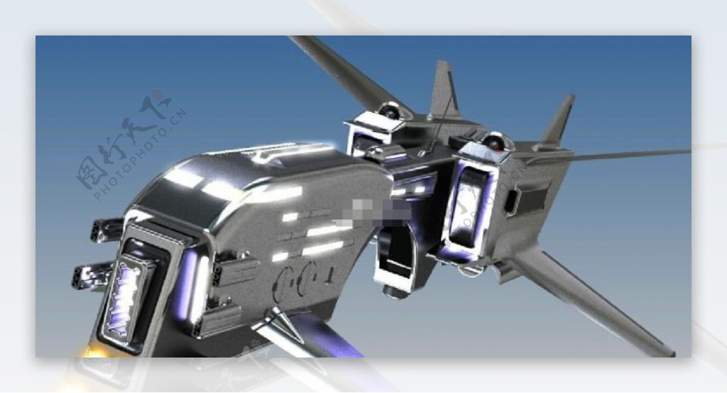 宇宙飞船3D模型