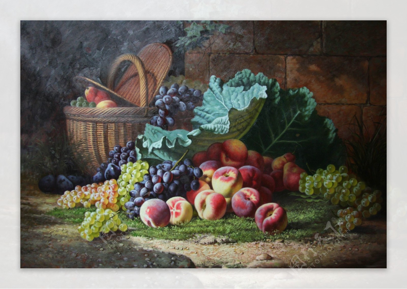 gy06花卉水果蔬菜器皿静物印象画派写实主义油画装饰画