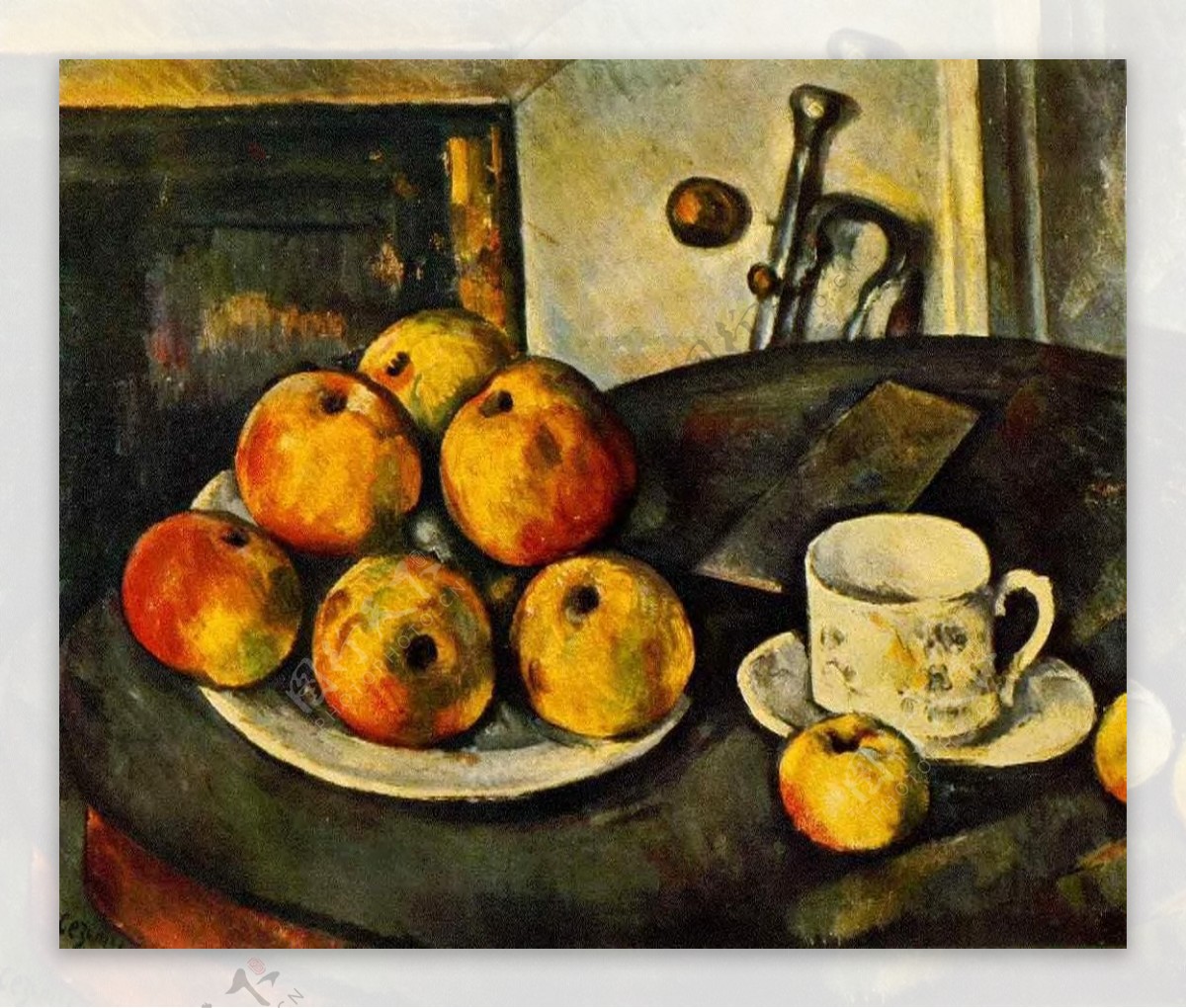 PaulCzanne0244法国画家保罗塞尚paulcezanne后印象派新印象派人物风景肖像静物油画装饰画