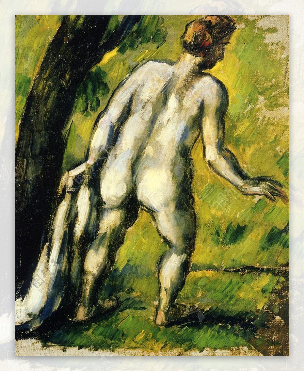 PaulCzanne0012法国画家保罗塞尚paulcezanne后印象派新印象派人物风景肖像静物油画装饰画