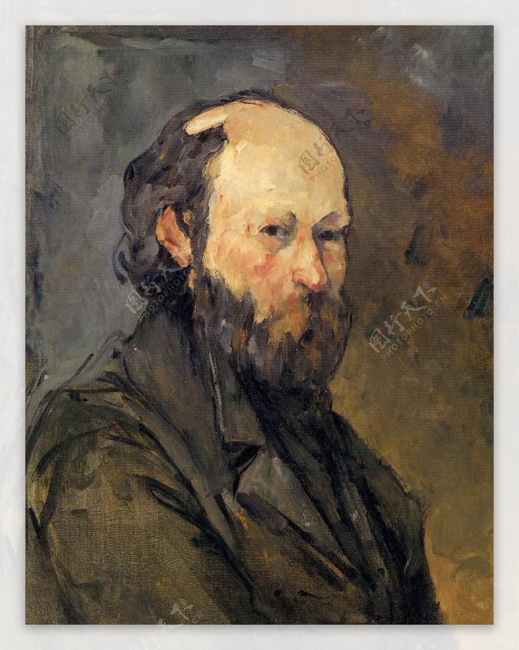 PaulCzanne0212法国画家保罗塞尚paulcezanne后印象派新印象派人物风景肖像静物油画装饰画