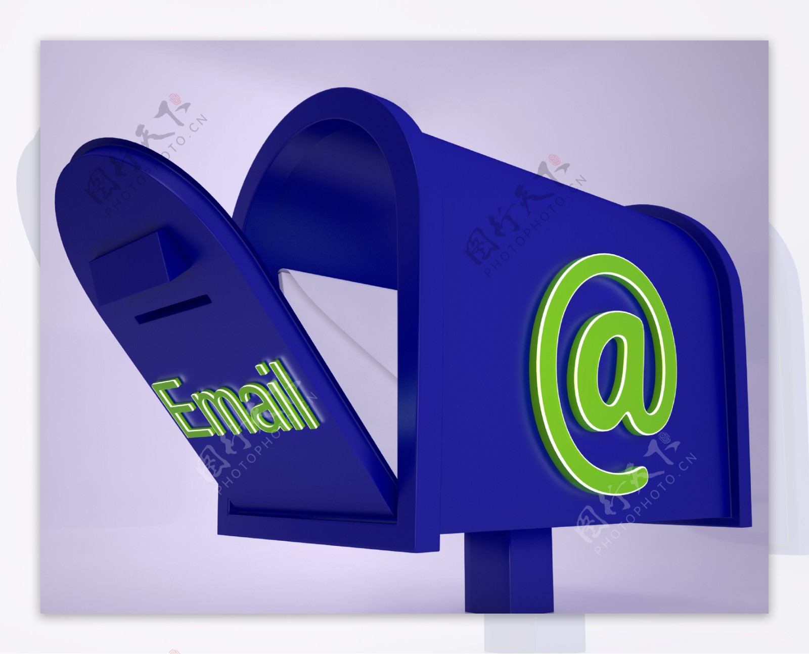 在邮箱的邮件显示接收到的邮件