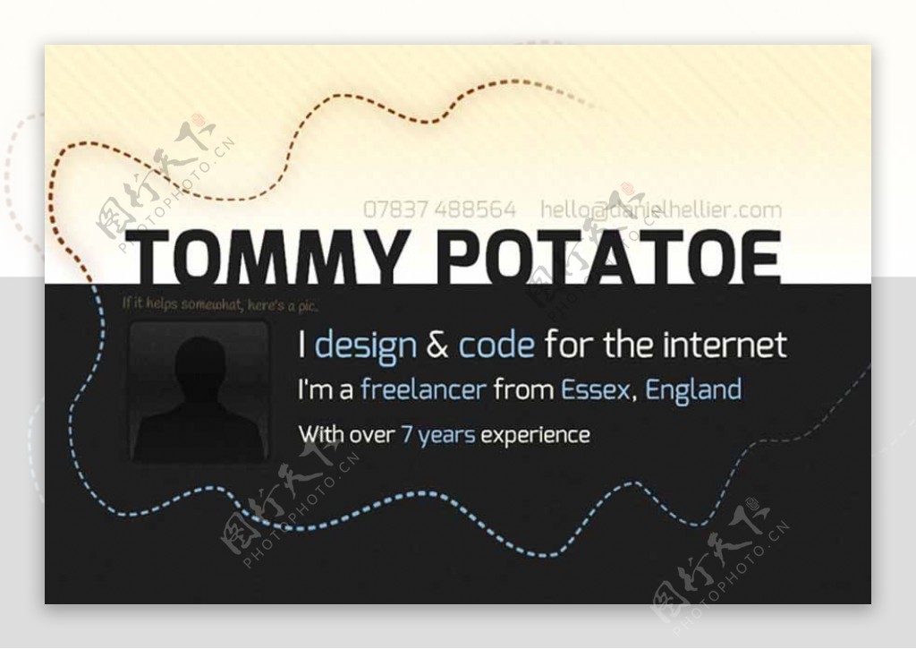 创意设计个人网站模板