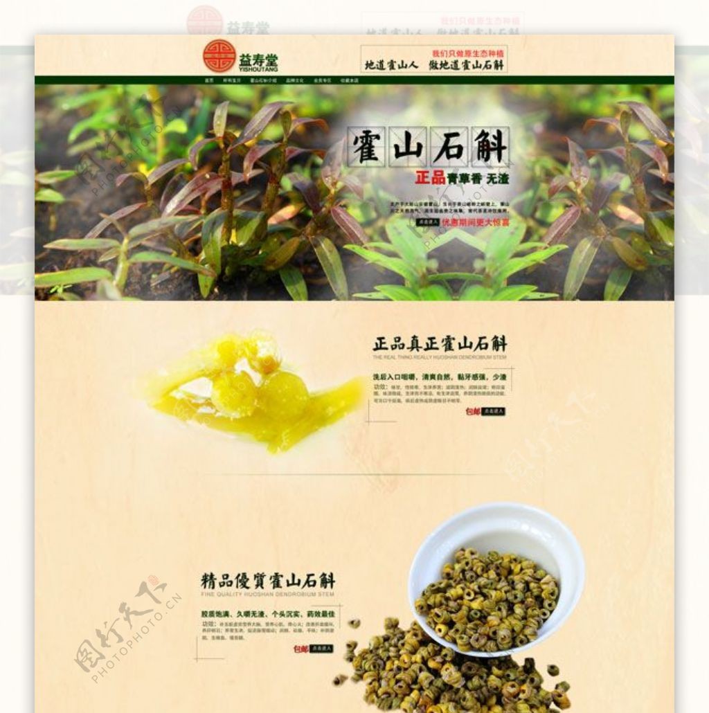 中国风茶叶模板