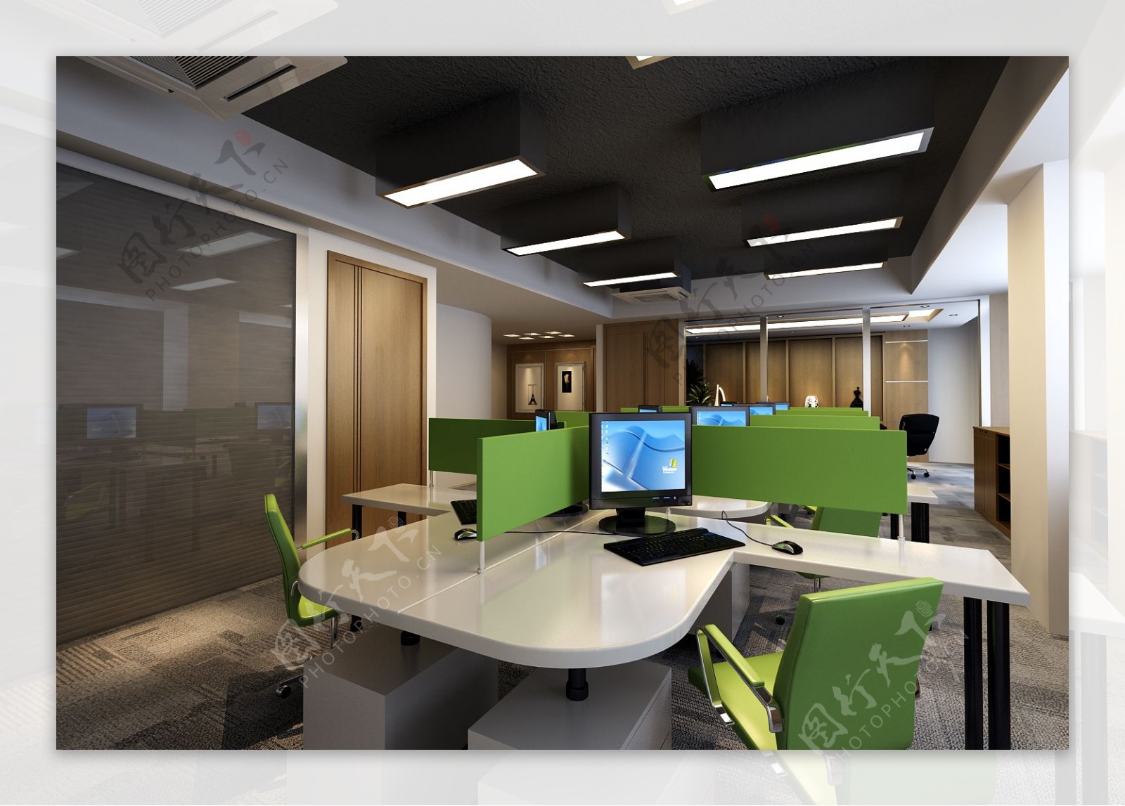 多人办公室图片素材-编号01982258-图行天下