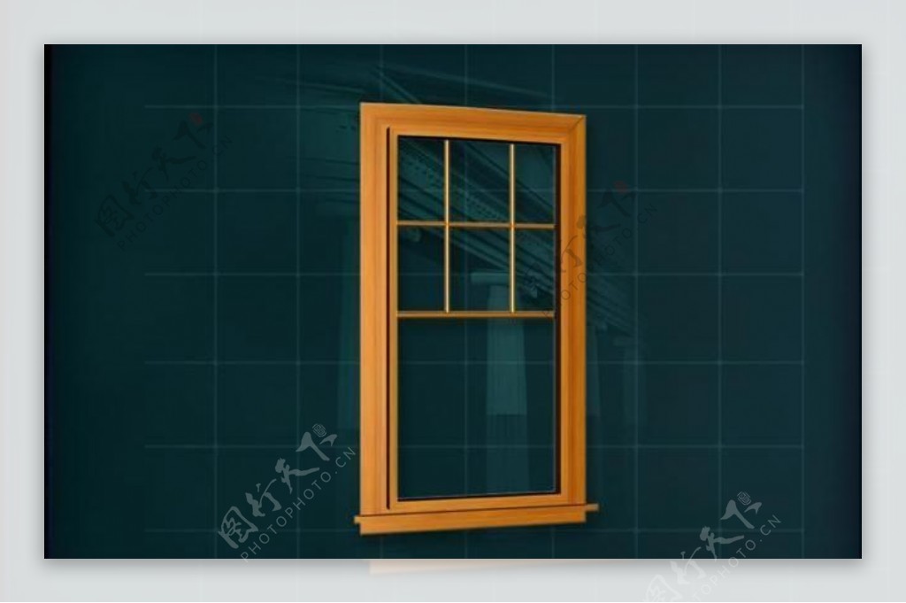 门窗构件之窗户3D模型窗户025