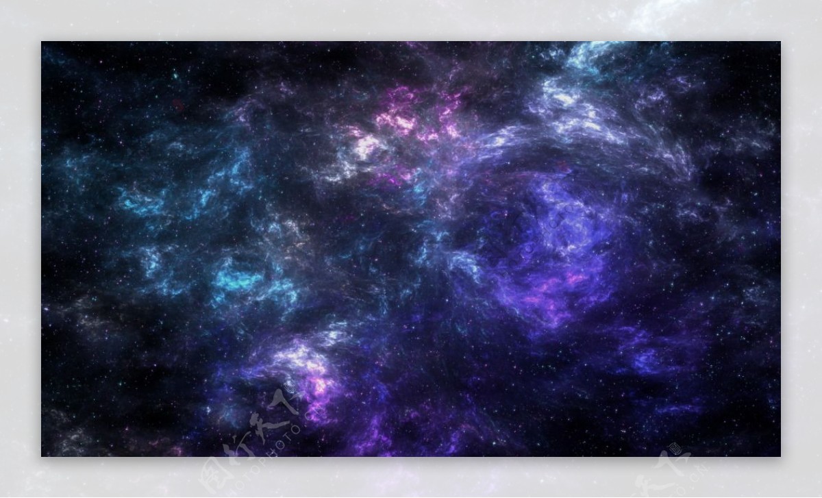 紫色银河