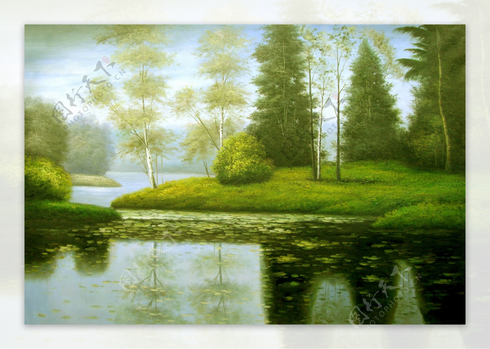 油画自然风景