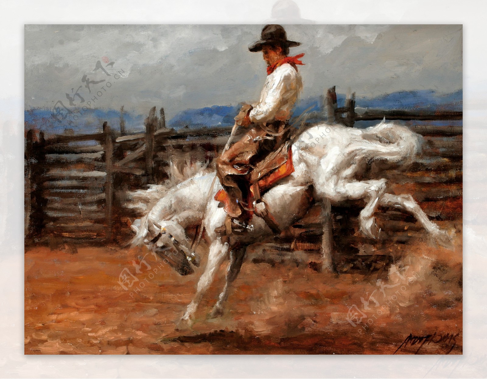 Western353高清西方现代人物油画国外油画大师人物油画作品