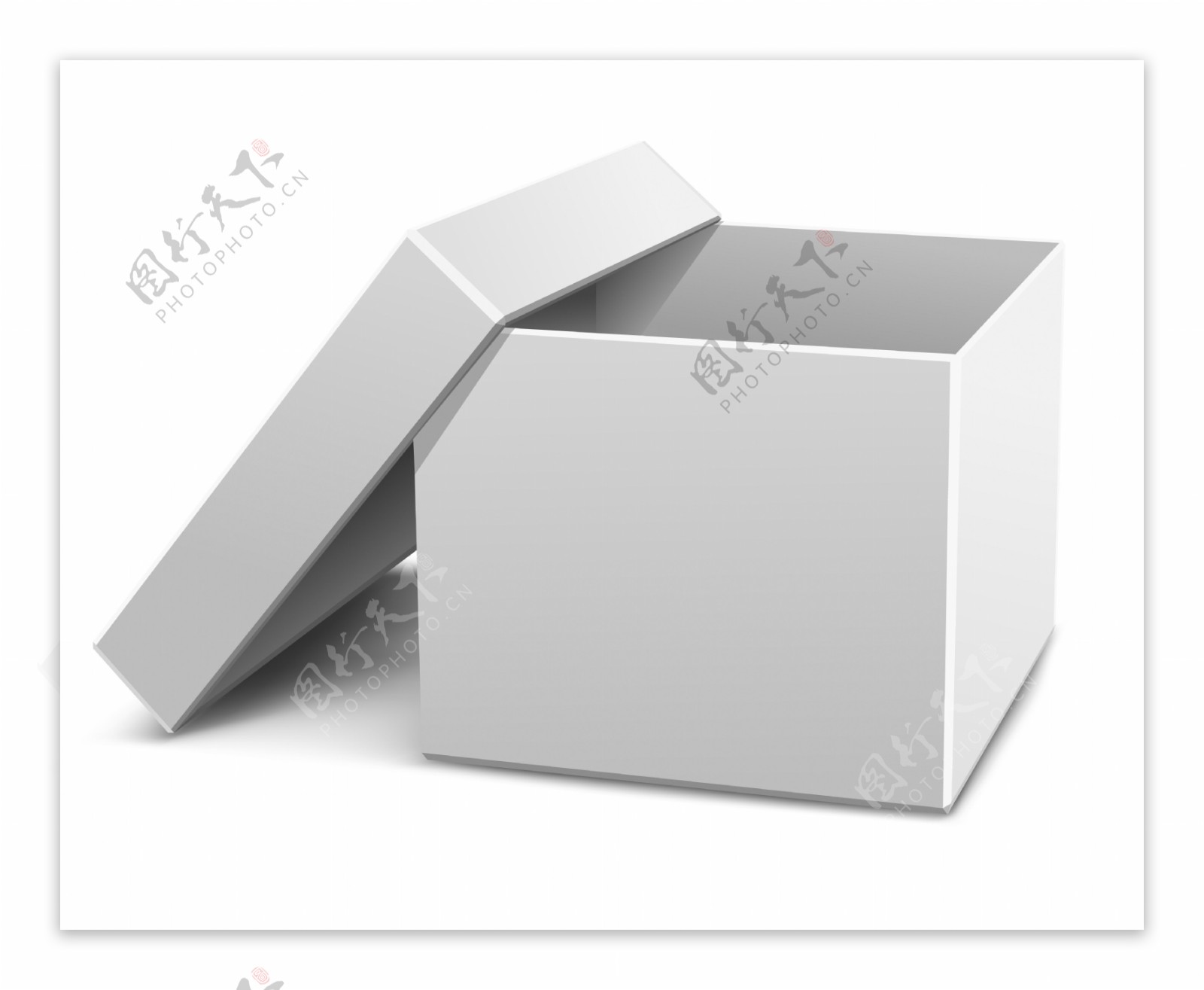 高清创意设计素材空白包装盒
