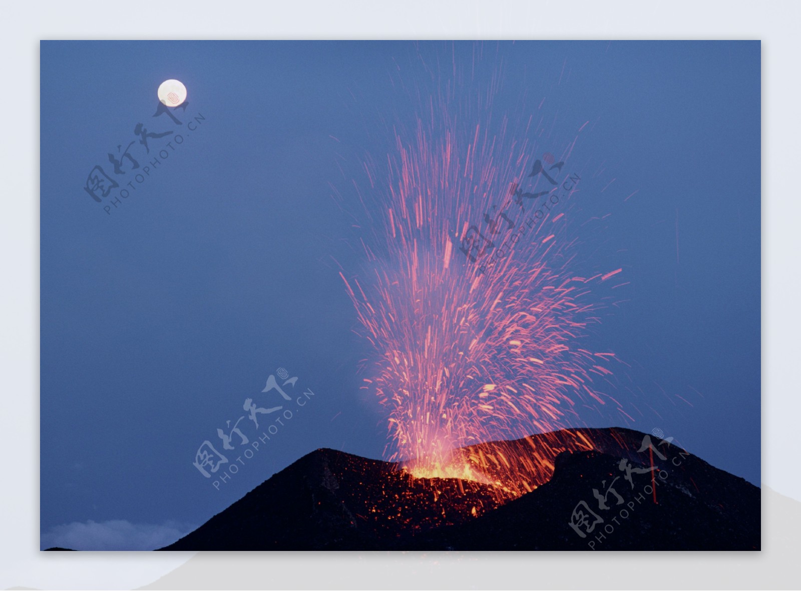 火山火山爆发火山喷发火山图片火山的图片熔岩蓝天白云热气温泉旅游澳洲摄影旅游摄影国内旅游摄影图库