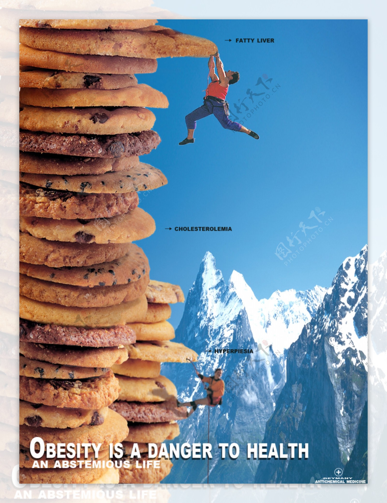 饼干宣传海报广告
