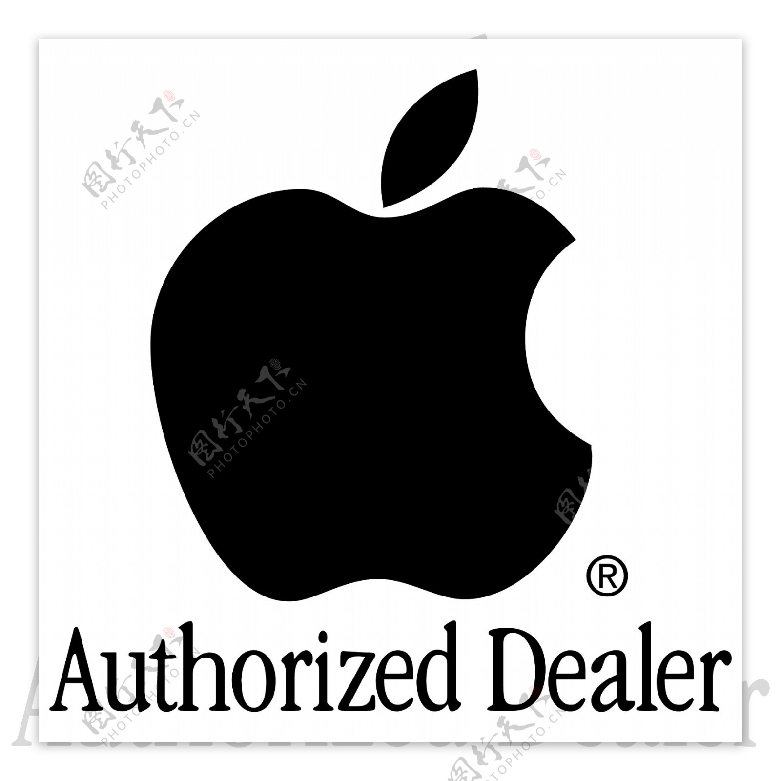 苹果logo标志矢量图