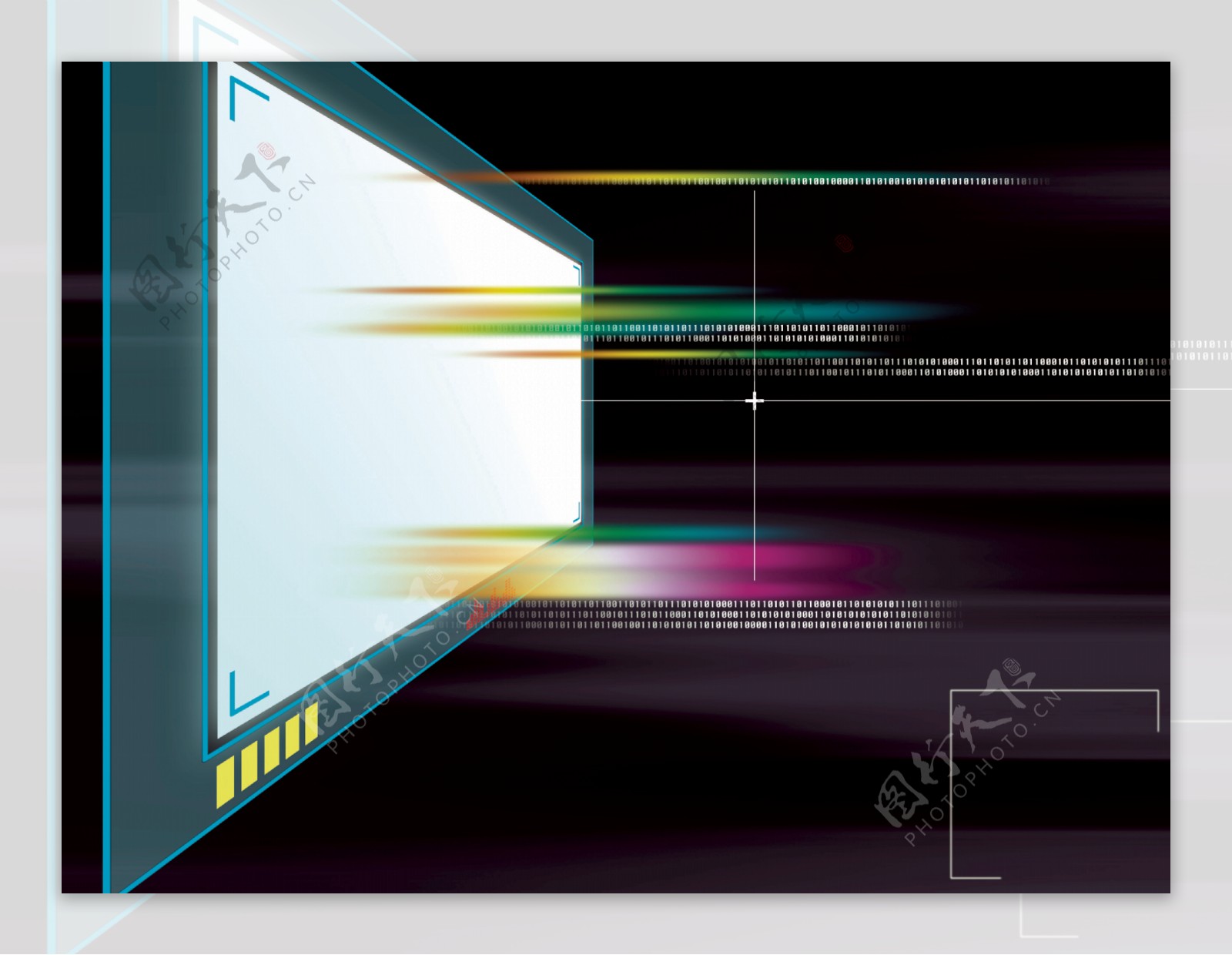 科技创意数码屏幕屏幕光图片