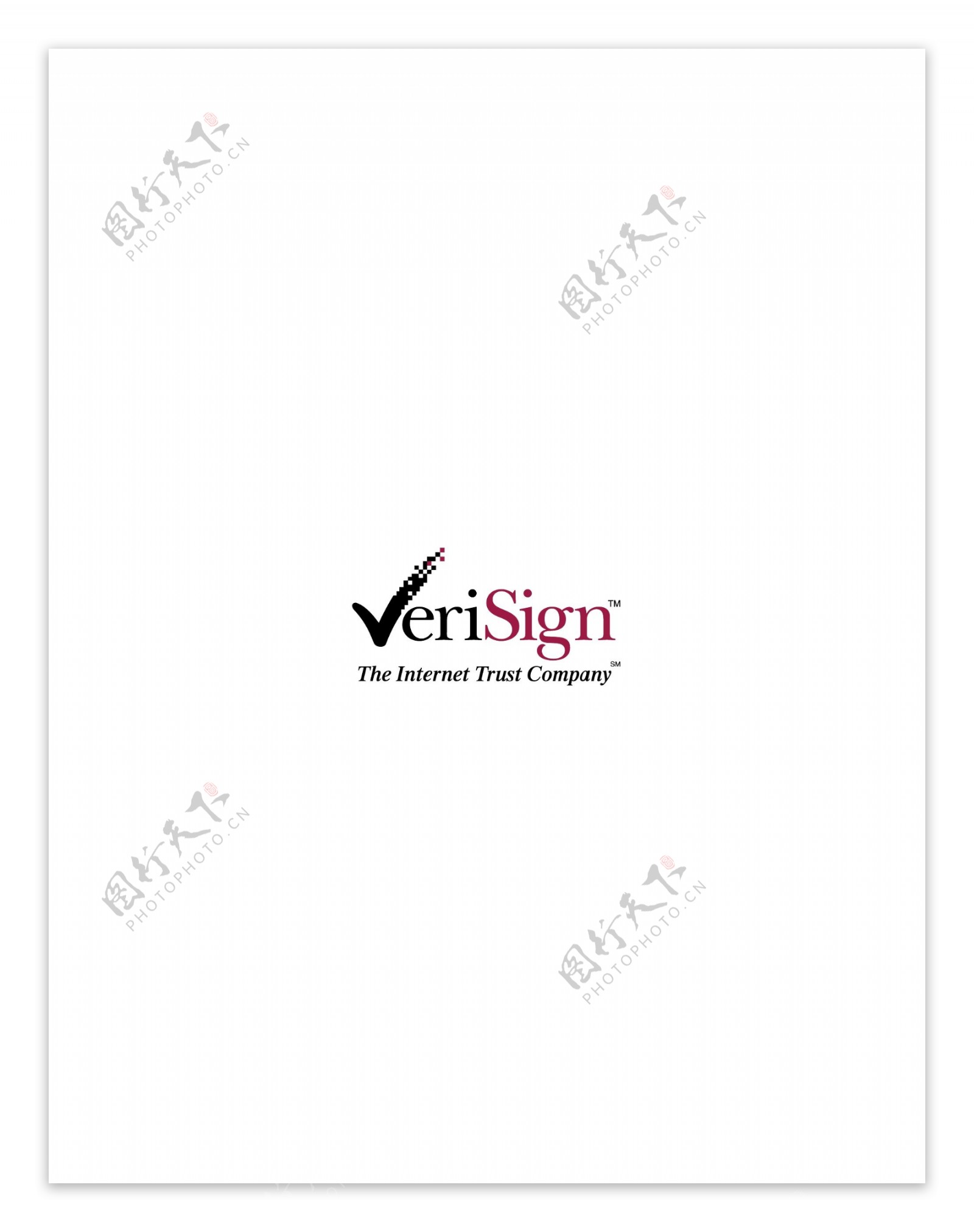 VeriSignlogo设计欣赏足球和娱乐相关标志VeriSign下载标志设计欣赏