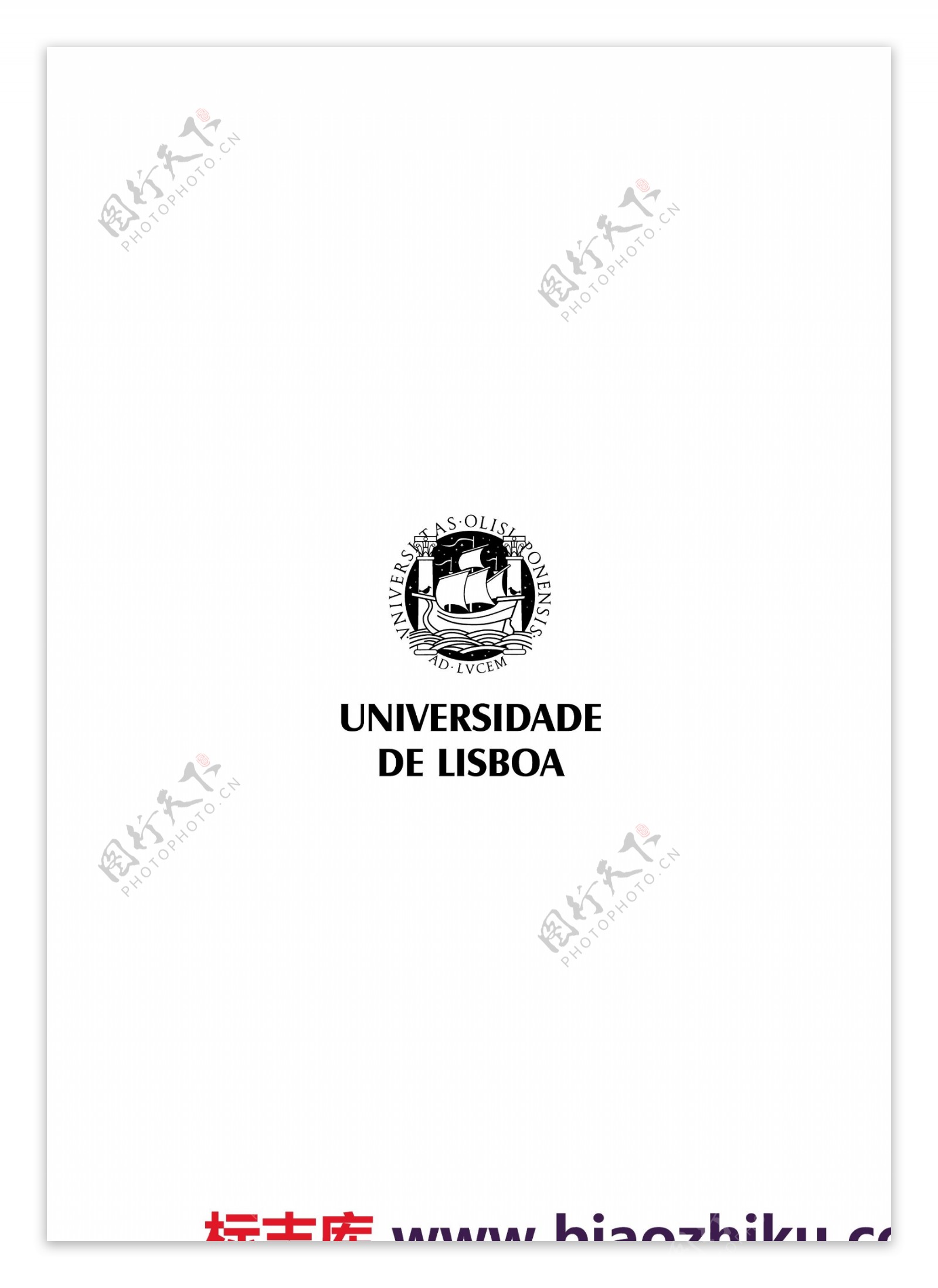 UniversidadedeLisboalogo设计欣赏UniversidadedeLisboa世界名校标志下载标志设计欣赏