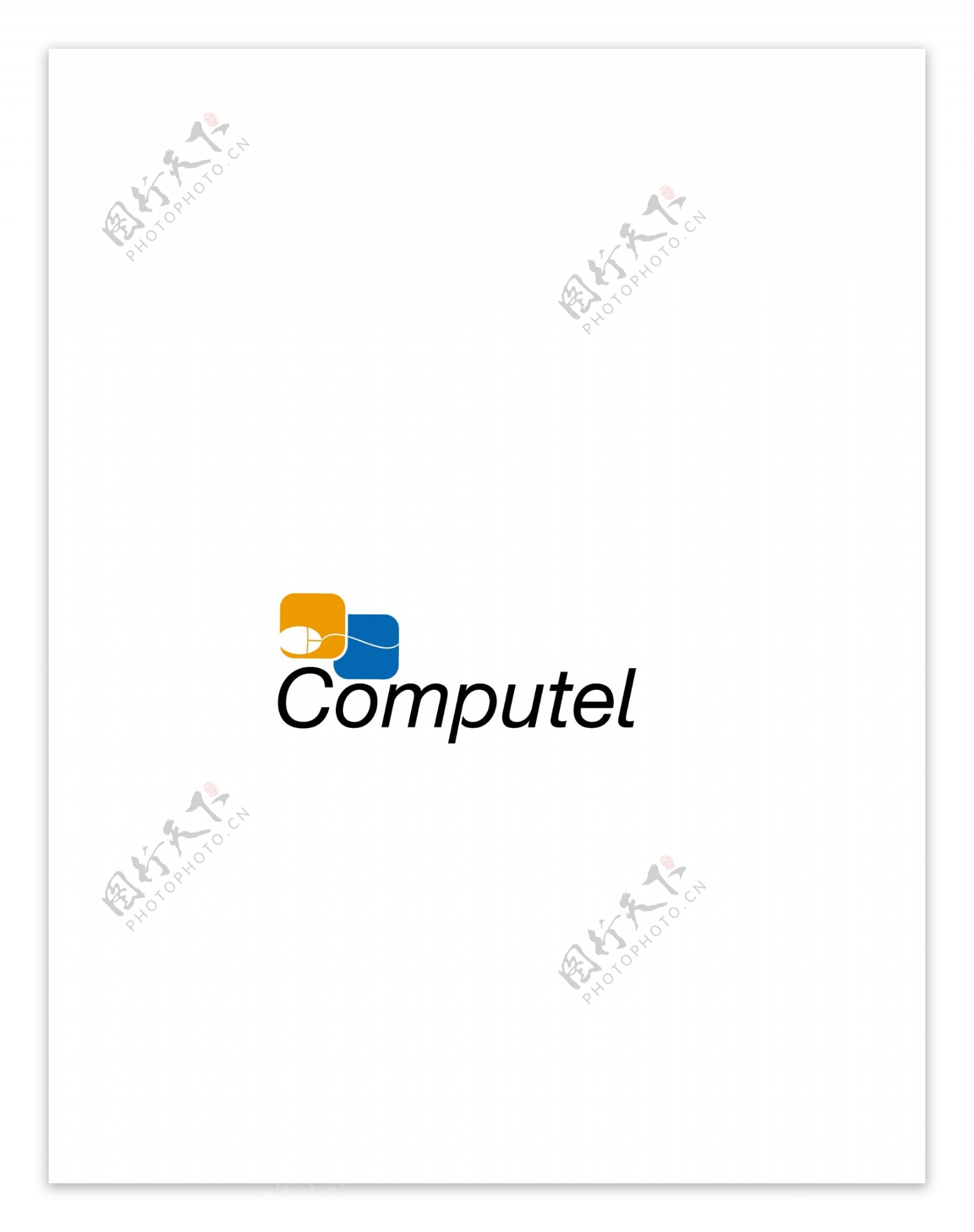 Computellogo设计欣赏Computel电脑软件标志下载标志设计欣赏