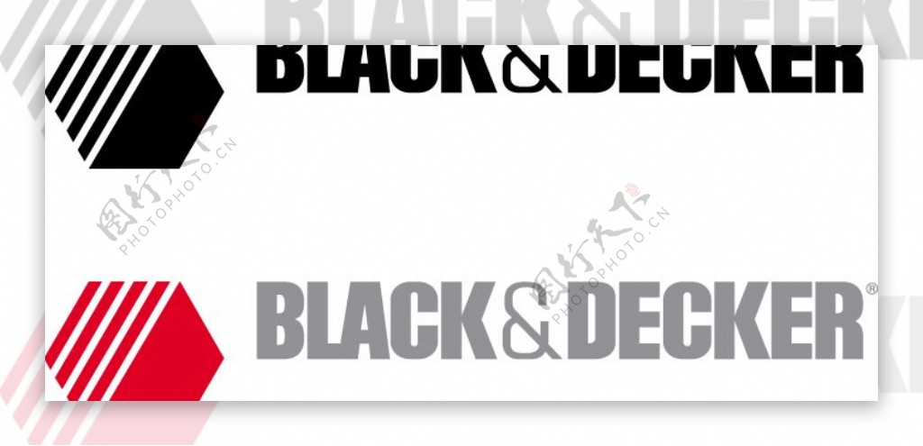 BlackDeckerlogo设计欣赏黑德克标志设计欣赏