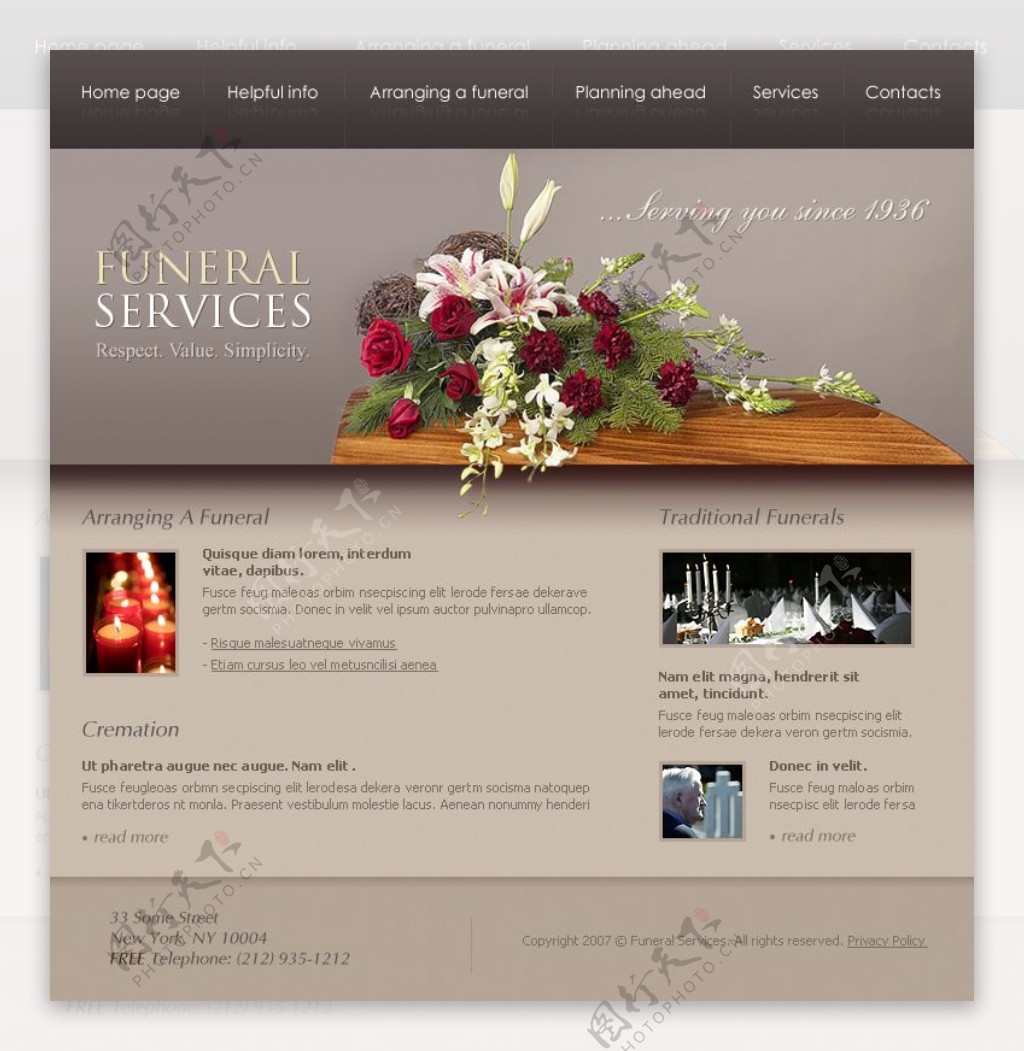 鲜花服务网站