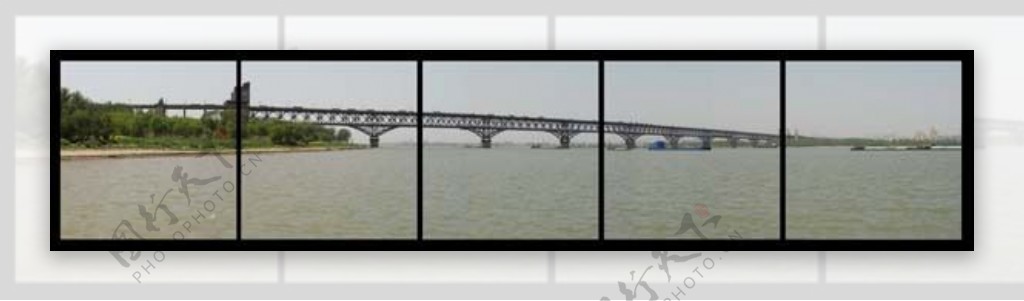长江大桥全景图