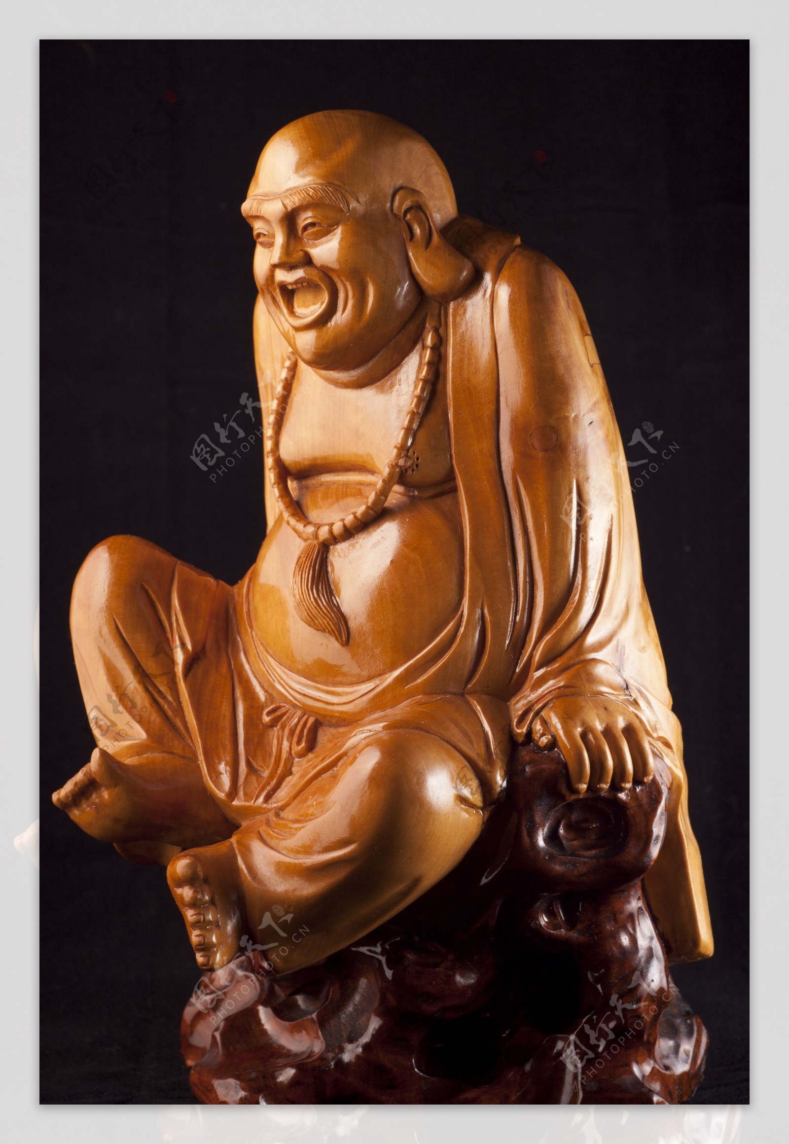 黄杨木雕佛像图片