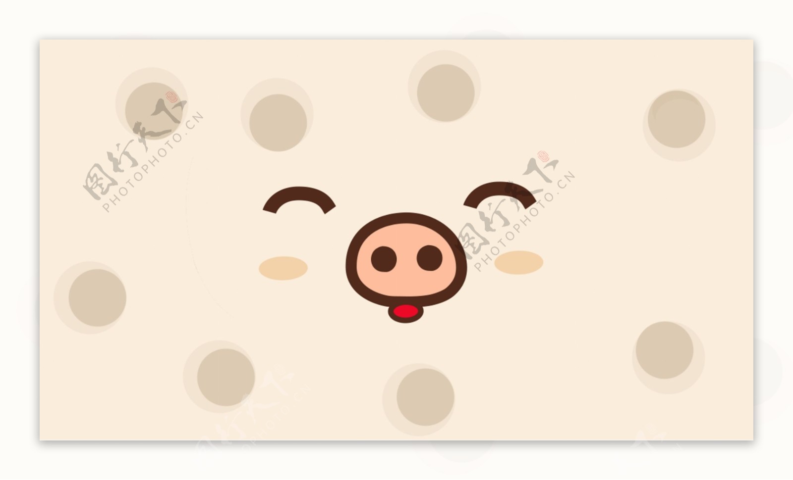 亨亨小猪高清可爱动漫宠物电脑笔记本壁纸