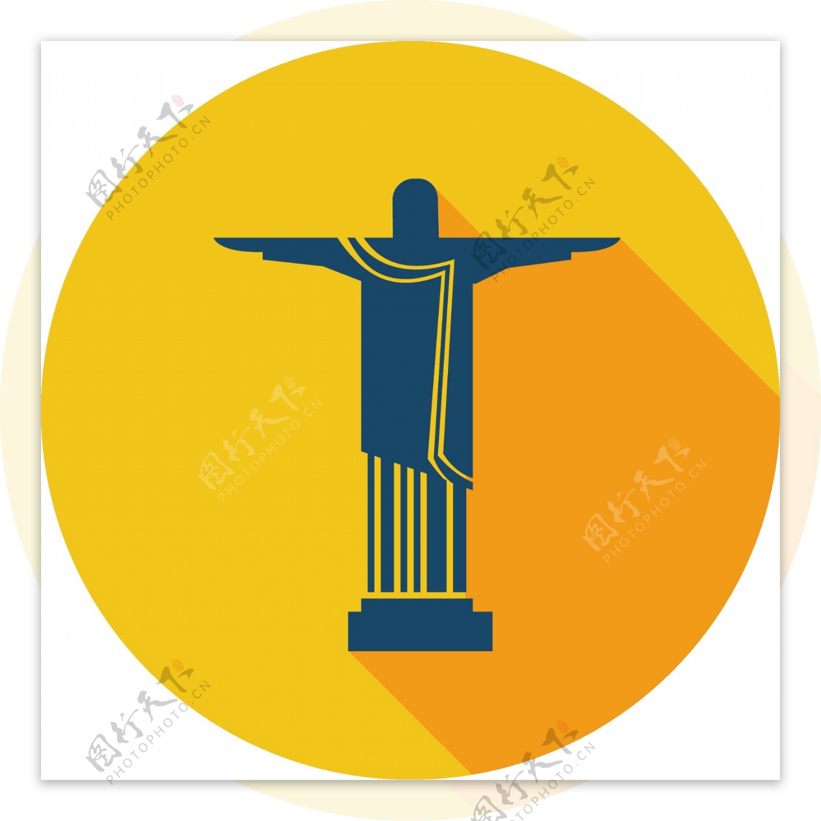 巴西基督像图片