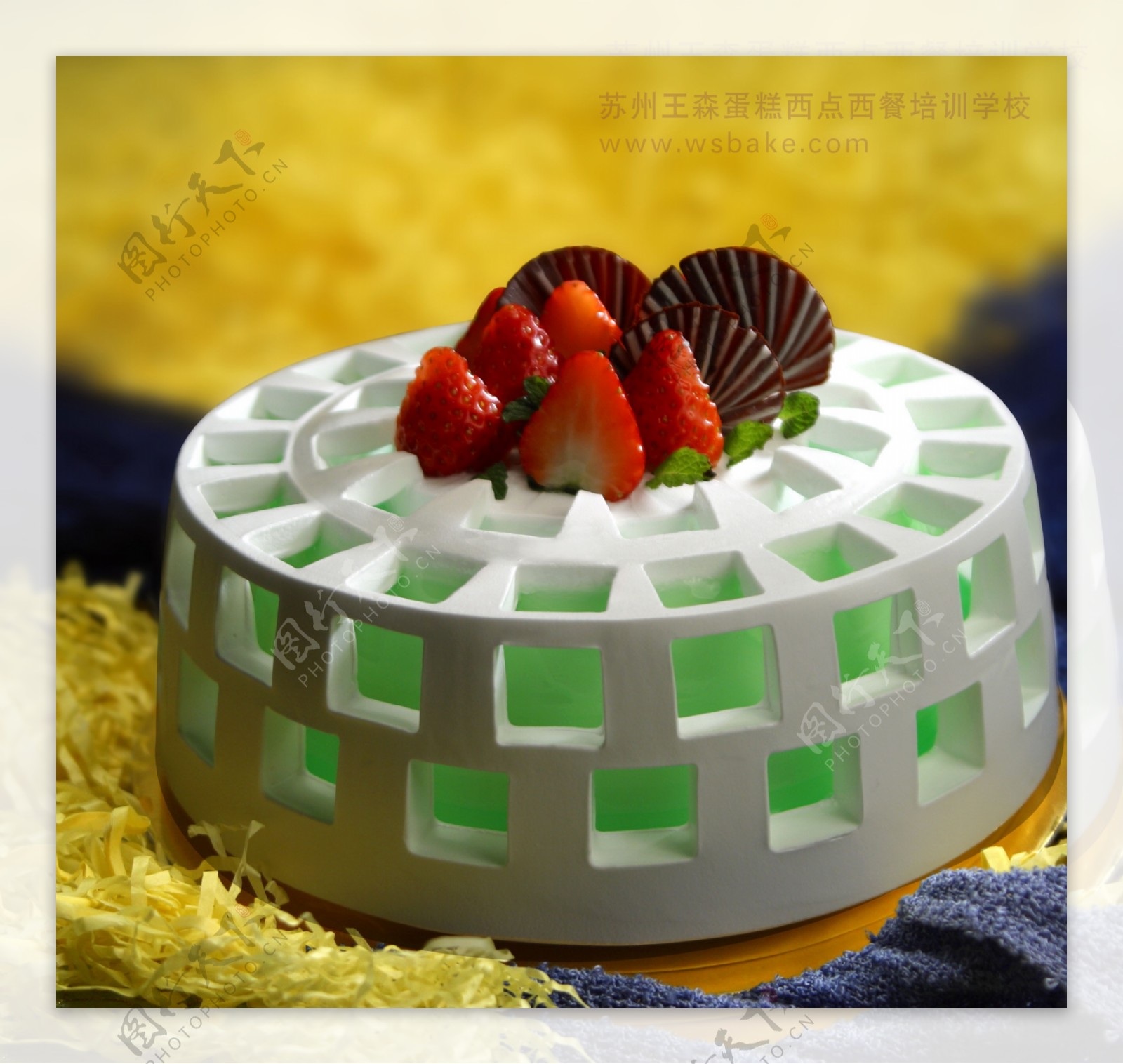 欧式水果蛋糕图片