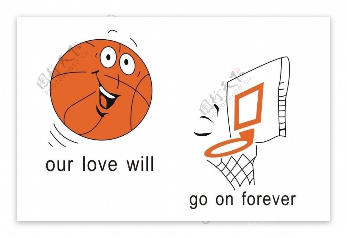篮球球框情侣t恤图案图片