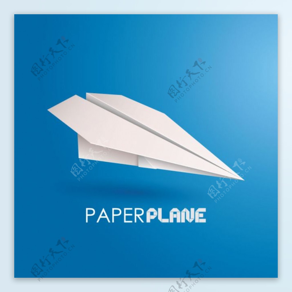 精美纸飞机背景矢量素材