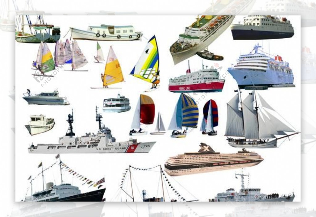 各种船只轮船帆船军舰小船客轮游艇图片